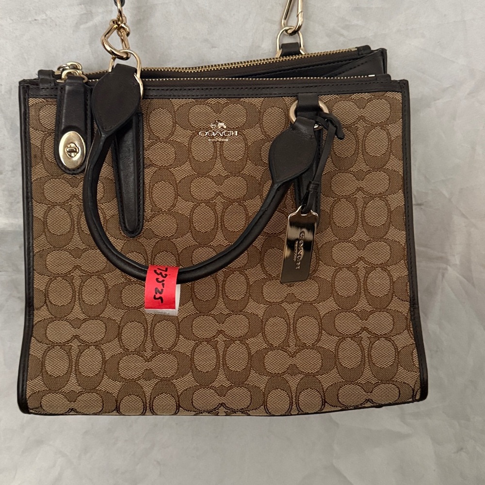Coach Stanton 26 Carryall Jacquard Crossbody Bag